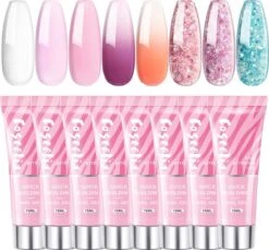 Polygel- Polygel Kit- Polygel Nagels- Polygel Starter Set - RH0594: Thin Nail File 1 Grey Nail File 1 48W White Nail Dryer Helmet Lamp 220V 1 Curved Tweezers 1 Glass Cup 1 Cuticle Fork 1 Cuticle Pusher 1 Nail Cutter 1 Dual End Nail Brush 1 8G Nail Gl 19 Polygel- Polygel Kit- Polygel Nagels- Polygel Starter Set - RH0594: Thin Nail File 1 Grey Nail File 1 48W White Nail Dryer Helmet Lamp 220V 1 Curved Tweezers 1 Glass Cup 1 Cuticle Fork 1 Cuticle Pusher 1 Nail Cutter 1 Dual End Nail Brush 1 8G Nail Gl -Beroemde Cosmetica Winkel 1200x1114 2