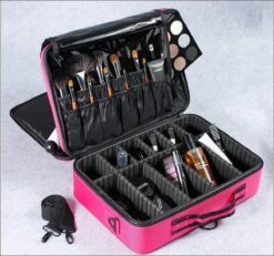 VDD Visagie Make Up Koffer - Make Up Cosmetica Tas - Beauty Case - Reiskoffer - Groot 41 X 31 X 14 Cm -Beroemde Cosmetica Winkel 1200x1120 3