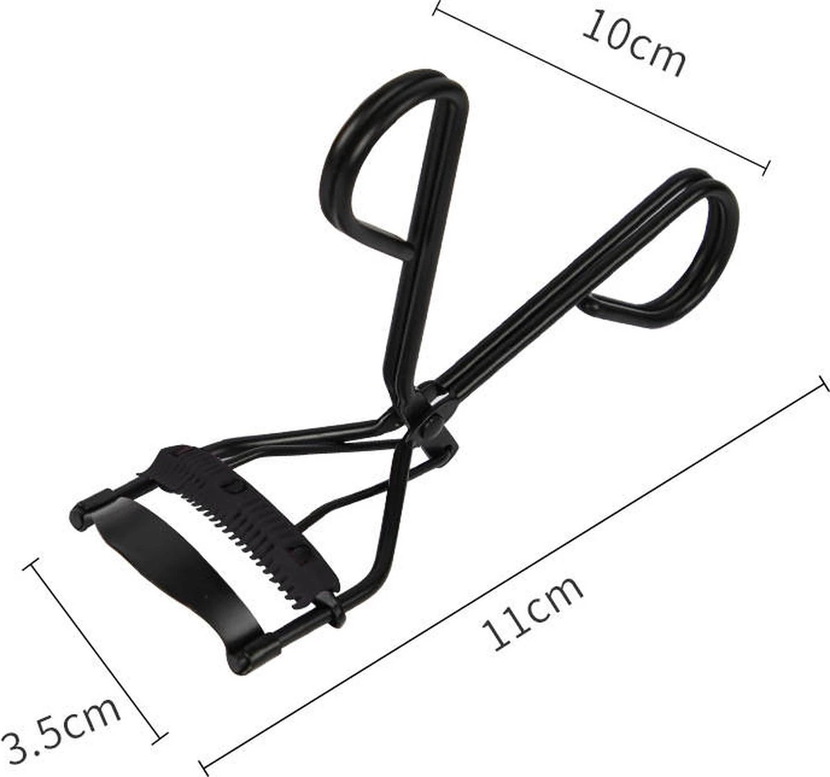 INTER-ESQUE® Wimperkruller - Eyelash Curler + 3x Gratis Extra Siliconen Pad & 3x Extra Kam - Zwart 9 INTER-ESQUE® Wimperkruller - Eyelash Curler + 3x Gratis Extra Siliconen Pad & 3x Extra Kam - Zwart - Afbeelding 7