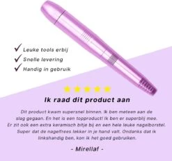 Merkloos La Liva Elektrische Nagelvijl - Nagelfrees - Inclusief Extra Schuurrolletjes Keramisch Bitje En Nagelborstel - Manicure Set - Gellak -Beroemde Cosmetica Winkel 1200x1127 2