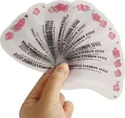 LOUZIR Wenkbrauw Sjablonen Set - 24 Stuks - Wenkbrauw Tekenen -Beroemde Cosmetica Winkel 1200x1127 7