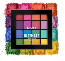 NYX Professional Makeup Ultimate Shadow Palette - Brights USP04 - Oogschaduw Palet -Beroemde Cosmetica Winkel 1200x1128 4