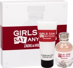 Zadig & Voltaire Girls Can Say Anything Giftset - 50 Ml Eau De Parfum Spray + 100 Ml Bodylotion - Geurengeschenkset