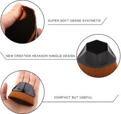 Garpex® Blush Foundation Brush - Make Up Borstel - Powder Brush - Make-up Kwast - Magic Face Brush - Concealer -Beroemde Cosmetica Winkel 1200x1137 7