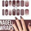 By Emily - Nagel Wrap - Star Struck | 14 Stickers | Nail Wrap | Nail Art | Trendy | Design | Nagellakvrij | Eenvoudig | Nagel Wrap | Nagel Stickers | Folie | Zelfklevend | Sjablonen -Beroemde Cosmetica Winkel 1200x1138