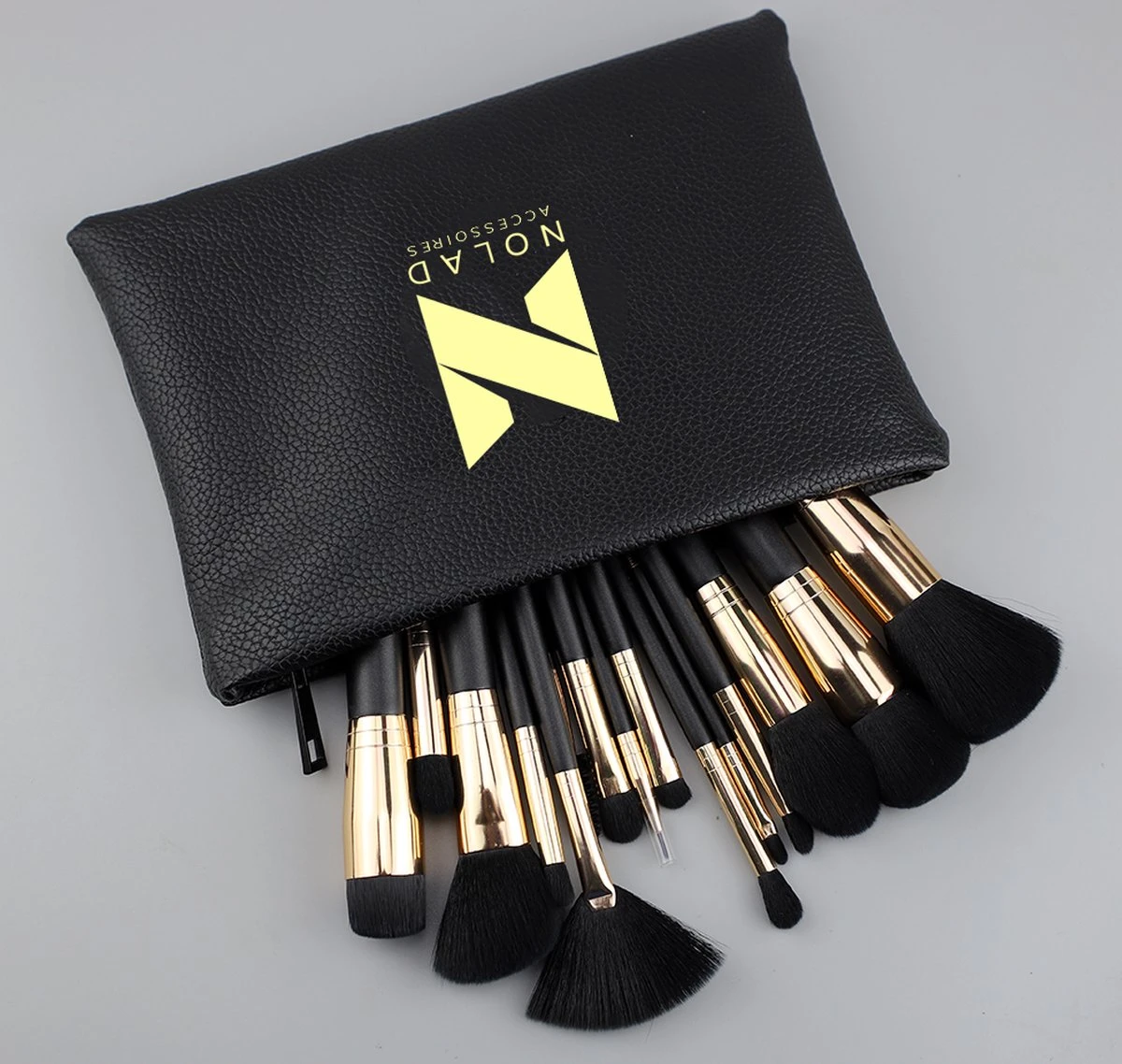 Nolad® - Make Up Kwasten Set - Professionele 15-delige Set - 100% VEGAN 5 Nolad® - Make Up Kwasten Set - Professionele 15-delige Set - 100% VEGAN - Afbeelding 3