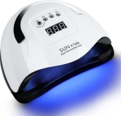 Victoria Nails Pro - 180W/57 LEDs - 2 In 1 UV/LED Lamp -SUN X7 MAX-Manicure/Pedicure Handen En Voeten - Gellak - Gelnagels - Acrylnagels - Top Coat - Matte Top Coat - Led Nagellamp - Uv Nagellamp - Nagels - Nagellak Droger - Tafellamp - Nageldroger -Beroemde Cosmetica Winkel 1200x1145 3