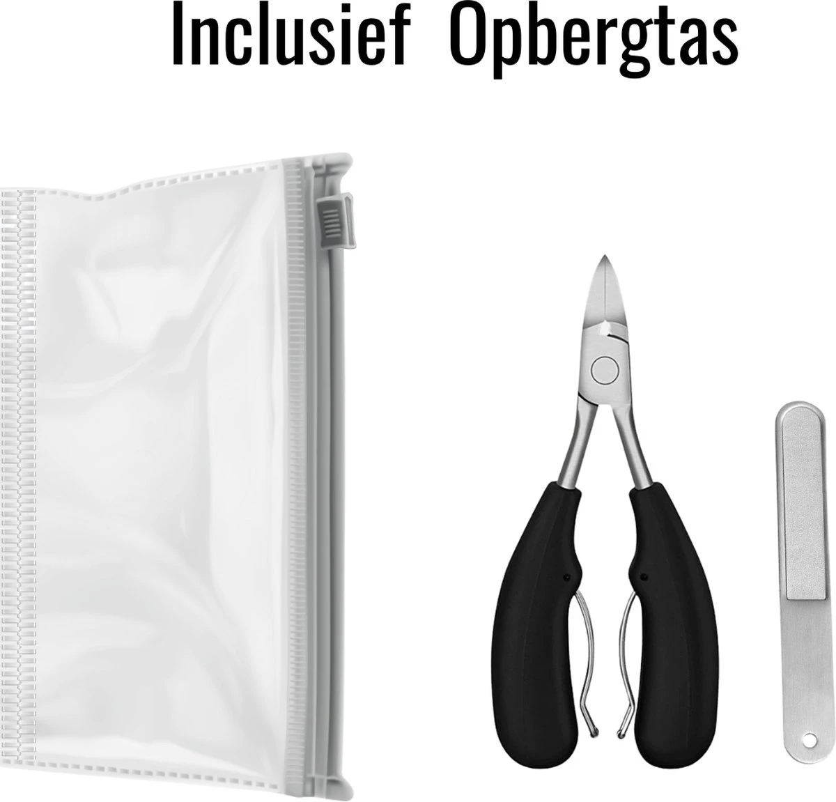 Nagelschaar Inclusief Nagelvijl - Nageltang Voor Harde Teennagels - Nagelknipper Tegen Kalknagels - Harde Nagels - Pedicureset - Manicureset Teennagelknipper - Teennagelschaar 11 Nagelschaar Inclusief Nagelvijl - Nageltang Voor Harde Teennagels - Nagelknipper Tegen Kalknagels - Harde Nagels - Pedicureset - Manicureset Teennagelknipper - Teennagelschaar - Afbeelding 9