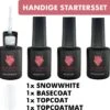 #SNOWWHITESERIE - Influence Gellac - Witte Gellak - Gellak Wit UV - UV Gellak - Gel Nagellak - Basecoat - Topcoat - Topcoatmat - No Wipe - Startersset - Kado Vrouw - Valentijns Cadeau - Kado Voor Haar - 4 X 10 Ml -Beroemde Cosmetica Winkel 1200x1155 3
