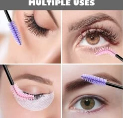 Vardaan Wegwerp Wimper & Wenkbrauw Borstels - Mascara Borsteltjes - Paarse & Roze Borsteltjes Voor Makeup - Mascara Borstel - 50 Stuks -Beroemde Cosmetica Winkel 1200x1158 23