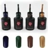 Merkloos #GLITTERSERIE - Influence Gellac - UV / LED Gellak - Gel Nagellak - Gel Lak - Valentijns Cadeau - Kado Voor Haar Vrouw - Valentijns Cadeau - Glitter / Blauw / Groen / Bruin / Rose Goud - Startersset - 4 X 10 Ml -Beroemde Cosmetica Winkel 1200x1158 3
