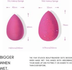 Premium Beauty Blender - Make Up Spons - Latexvrij - Voor Foundation, Blush & Primer - Speciaal Aero-Memory Foam - FAIR STUDIOS - Make Up Sponge - Beautyblender -Beroemde Cosmetica Winkel 1200x1170 31