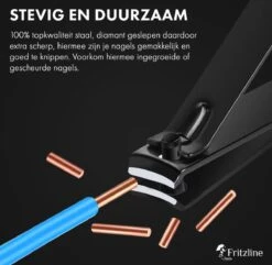 Fritzline© Professionele Manicureset 16-delig | Nagelset Incl. Nagelvijl & Nagelknipper | Lederen Blauwe Etui | Manicure Pedicure Set -Beroemde Cosmetica Winkel 1200x1173 1