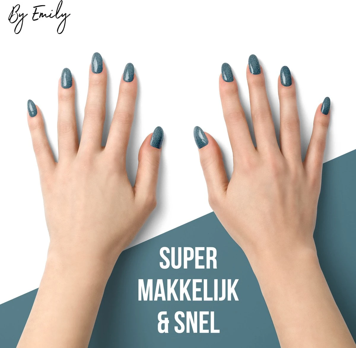 By Emily - Nagel Wrap - Sparkly Turquoise | 14 Stickers | Nail Wrap | Nail Art | Trendy | Design | Nagellakvrij | Eenvoudig | Nagel Wrap | Nagel Stickers | Folie | Zelfklevend | Sjablonen 7 By Emily - Nagel Wrap - Sparkly Turquoise | 14 Stickers | Nail Wrap | Nail Art | Trendy | Design | Nagellakvrij | Eenvoudig | Nagel Wrap | Nagel Stickers | Folie | Zelfklevend | Sjablonen - Afbeelding 5