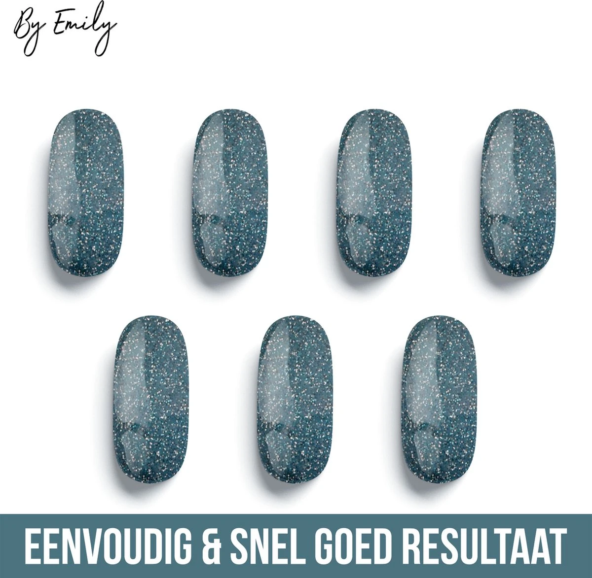 By Emily - Nagel Wrap - Sparkly Turquoise | 14 Stickers | Nail Wrap | Nail Art | Trendy | Design | Nagellakvrij | Eenvoudig | Nagel Wrap | Nagel Stickers | Folie | Zelfklevend | Sjablonen 4 By Emily - Nagel Wrap - Sparkly Turquoise | 14 Stickers | Nail Wrap | Nail Art | Trendy | Design | Nagellakvrij | Eenvoudig | Nagel Wrap | Nagel Stickers | Folie | Zelfklevend | Sjablonen - Afbeelding 2