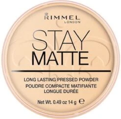 Rimmel London Stay Matte Pressed Powder - 001 Transparent - Powder -Beroemde Cosmetica Winkel 1200x1176 5