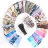 Set Van 50 X Transfer Nail Art Foil - Nagel Folie - Sparkolia - Mix Design Nagelfolie - Voor Op Nagellak / UV LED Gellak / Transfer Gel / Stickers -Beroemde Cosmetica Winkel 1200x1177 9