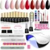 Royala D6 Gellak - Gellak Starterspakket 10 Kleuren - Gellak - Gellak Set - UV LED Lamp 36W - Manicure - Nagellak - Nail Art - 10 Kleuren Gel Polish - Nagellakset - Gellakset -Beroemde Cosmetica Winkel 1200x1179