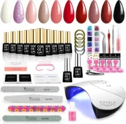 Royala D6 Gellak - Gellak Starterspakket 10 Kleuren - Gellak - Gellak Set - UV LED Lamp 36W - Manicure - Nagellak - Nail Art - 10 Kleuren Gel Polish - Nagellakset - Gellakset