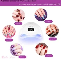 Bella Pure 48W Nageldroger - Vinger- En Teennagels - Bewegingssensor En Timer - 24 LED's -Beroemde Cosmetica Winkel 1200x1183 1