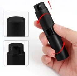 Scenty - Parfum Verstuiver Navulbaar - Mini Parfum Flesje - Reisflesje - Zwart -Beroemde Cosmetica Winkel 1200x1183 22