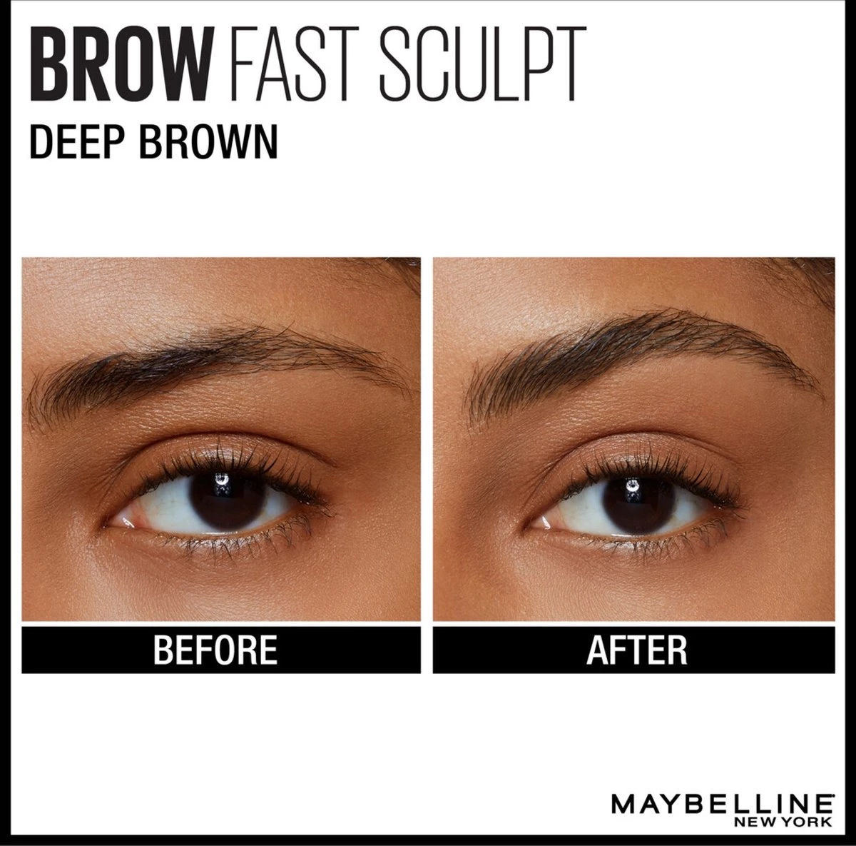 Maybelline Brow Fast Sculpt - 06 Deep Brown - Wenkbrauwgel 5 Maybelline Brow Fast Sculpt - 06 Deep Brown - Wenkbrauwgel - Afbeelding 3