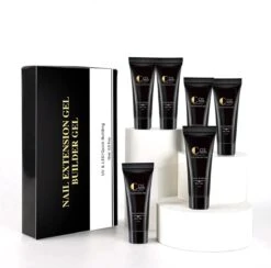COSCELIA Extenstion Kit | Polygel Nagels | Gelnagels | Nepnagels | Gellak Set | UV Gel | Nail Art Pakket | Buildergel | Starterset | Makkelijk En Snelle Set -Beroemde Cosmetica Winkel 1200x1186 1