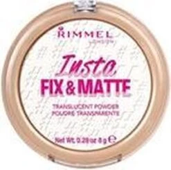 Rimmel London Insta Fix & Matte Make-uppoeder - 01 Clear -Beroemde Cosmetica Winkel 1200x1191 10