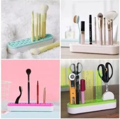 Make Up Organizer - Paars - Make Up Holder - Kwasten Organizer - Make Up Houder - Nagellak/Lipstick Organizer - Lippenstift Houder - Siliconen -Beroemde Cosmetica Winkel 1200x1191 18