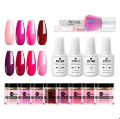 Dipping Powder Starter Kit - 8 Kleuren - Roze - Dip Poeder - Acryl Nagels - Dip Nagels - Meest Complete Starterspakket - Nagel Poeder - MTSSII - -Beroemde Cosmetica Winkel 1200x1191 4