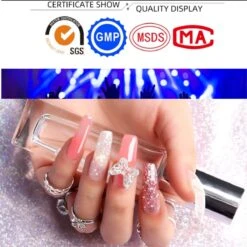 Elvi Polygel Nagels Kit - 6x15 Perfecte Polygel Kleuren Voor De Feestdagen- Nagelverlenging - Polyacryl UV Nagellak-Quick Extension Set- Polygel Color Changing Red-Pink-Polygel Starterspakket- UV Base & Top Coat-Slip Solution-100 Nagel Tips- -Beroemde Cosmetica Winkel 1200x1198 3