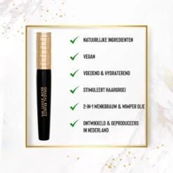 Ghazal Beauty Wenkbrauw- En Wimperserum - Brow En Lash Serum - Natuurlijke Oliën - Hydraterend 12 Ghazal Beauty Wenkbrauw- En Wimperserum - Brow En Lash Serum - Natuurlijke Oliën - Hydraterend -Beroemde Cosmetica Winkel 1200x1198 44