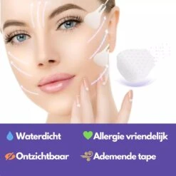 Face Lift Tape - Licht Haar - Facelift Zonder Chirurgie - Instant Eyes, Face And Neck Lift - Blond/wit/licht Haar - 40 Stuks - Transparent -Beroemde Cosmetica Winkel 1200x1198 69