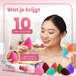 Beauty Blender - Make-up Sponsjes - Spons - 10 Stuks - Zacht & Perfecte Vorm! -Beroemde Cosmetica Winkel 1200x1199 1