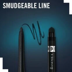 Rimmel London Exaggerate Waterproof Eye Definer - 263 Starlit Black -Beroemde Cosmetica Winkel 1200x1200 1043