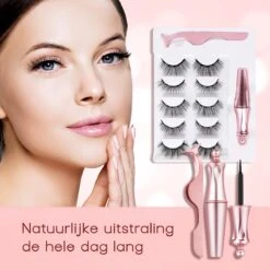 Merkloos La Liva Magnetische Wimpers - Inclusief Eyeliner En Wimper Pincet - 5 Magneetjes - Wimperextentions - Wimperlifting Set - Lash Lift -Beroemde Cosmetica Winkel 1200x1200 1070