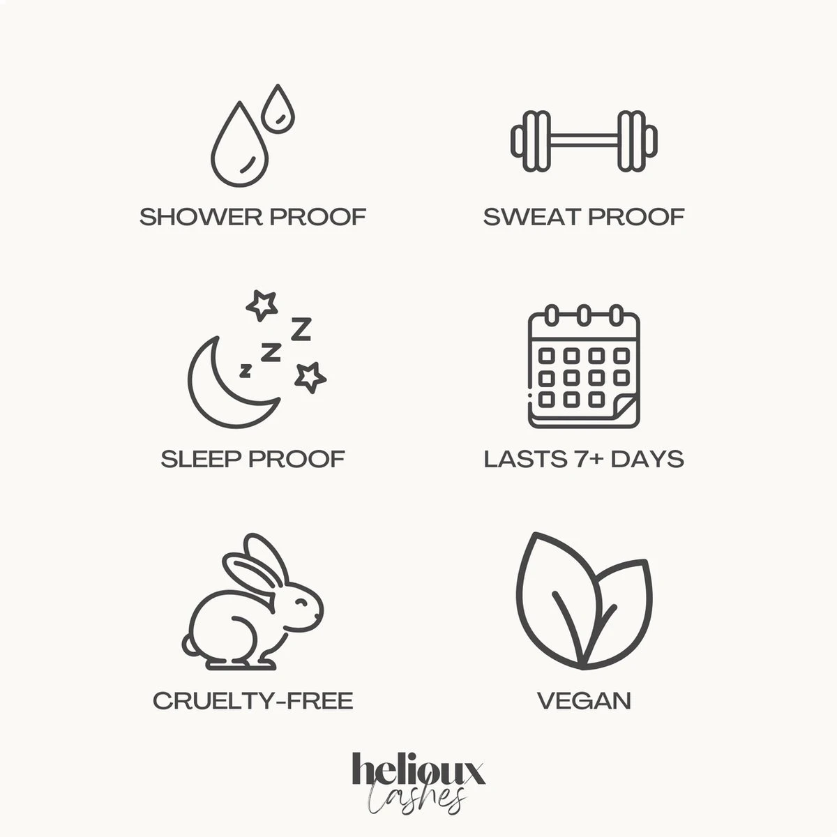 Helioux® - Quicklashes Nepwimpers - DIY Wimpersextensions Voor Thuis - 10mm - Blijven 5+ Dagen Zitten - Complete Set Incl. Wimpers, Lijm, Remover, Pincet - Herbruikbaar - Falscara 5 Helioux® - Quicklashes Nepwimpers - DIY Wimpersextensions Voor Thuis - 10mm - Blijven 5+ Dagen Zitten - Complete Set Incl. Wimpers, Lijm, Remover, Pincet - Herbruikbaar - Falscara - Afbeelding 3