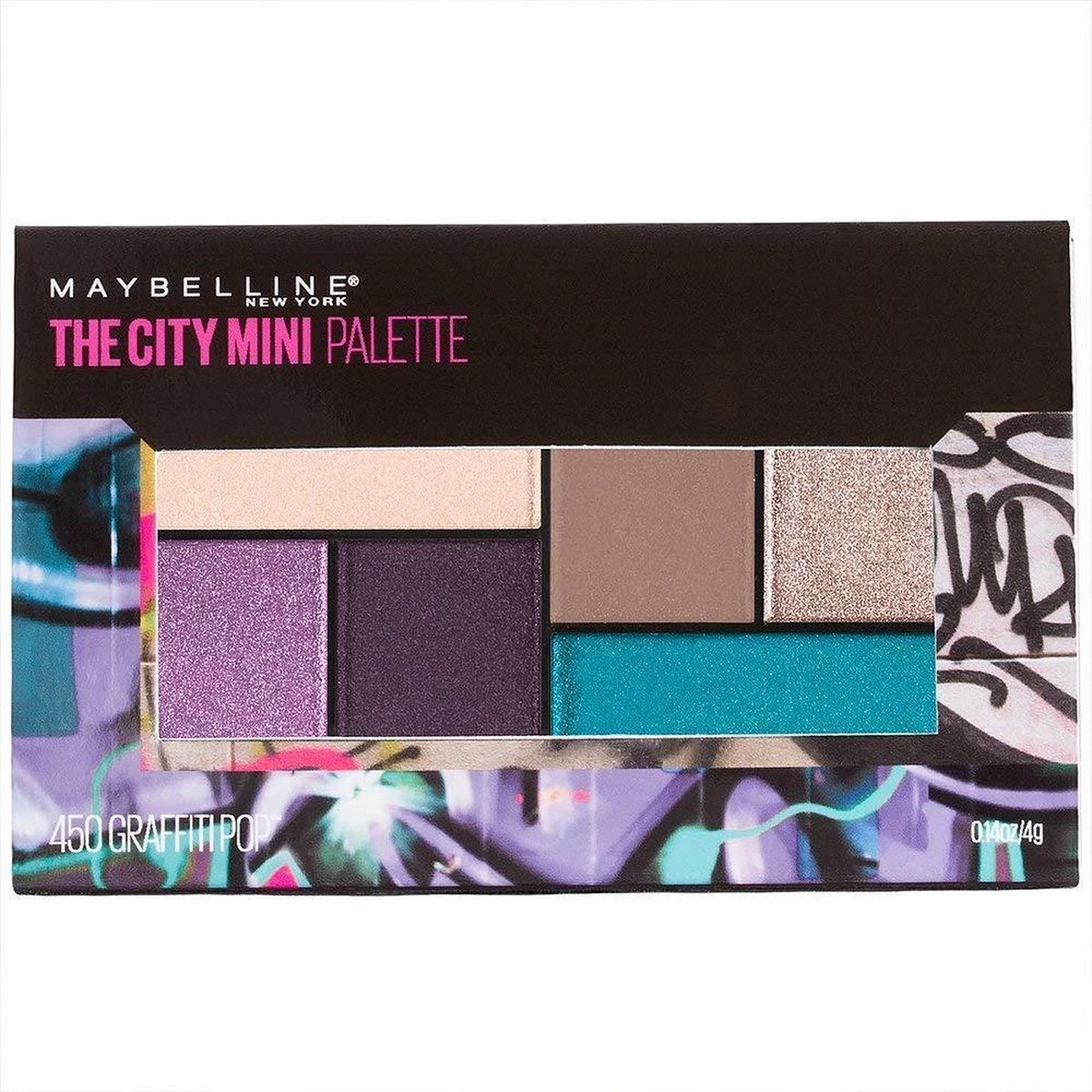 Maybelline The City Mini Oogschaduw Palette - 450 Graffiti Pop 3 Maybelline The City Mini Oogschaduw Palette - 450 Graffiti Pop