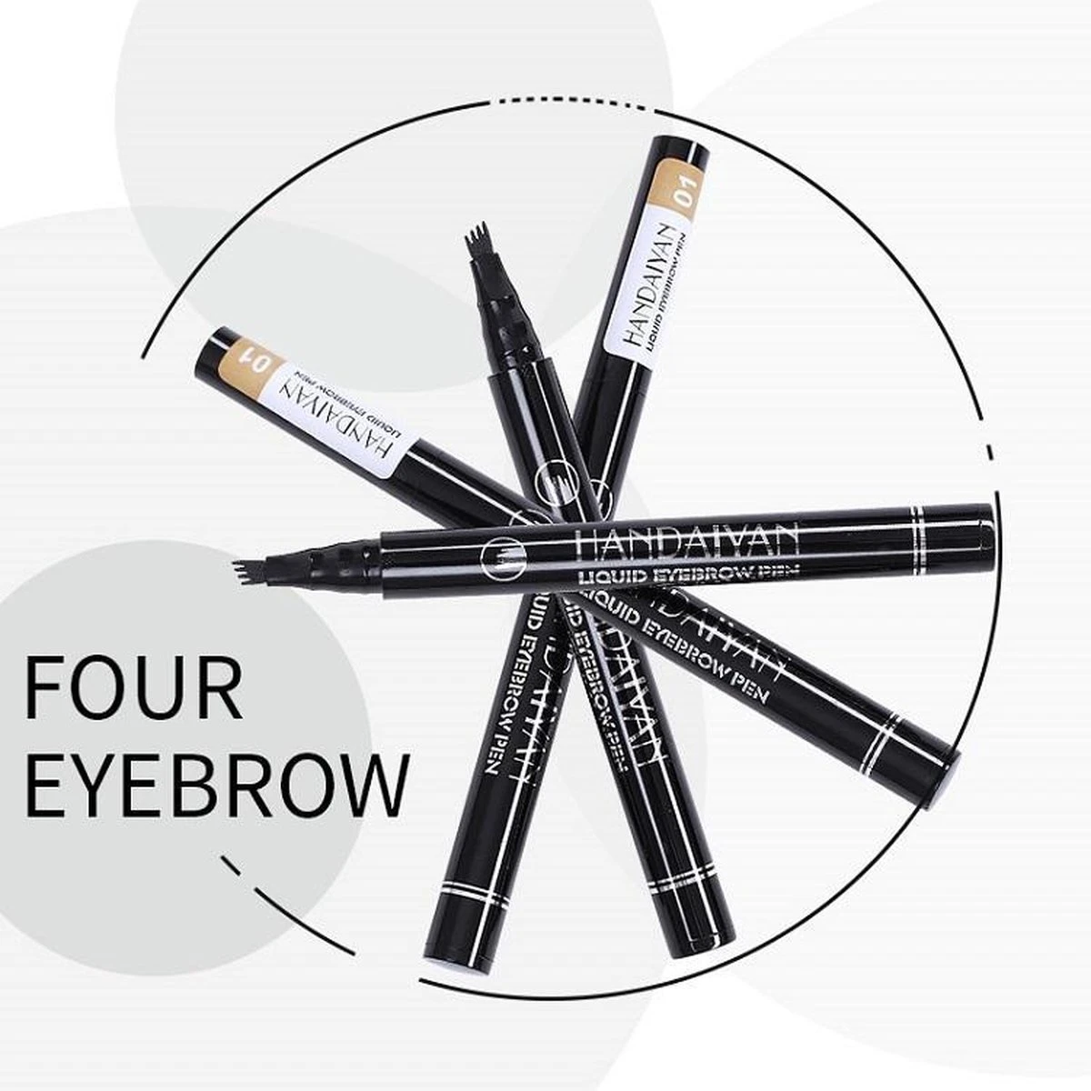 Joya Beauty® Microblading Eyebrow Tattoo Pen | Waterproof Tattoo Wenkbrauw Pen |Wenkbrauwpen | Kleur 4: Bruin 11 Joya Beauty® Microblading Eyebrow Tattoo Pen | Waterproof Tattoo Wenkbrauw Pen |Wenkbrauwpen | Kleur 4: Bruin - Afbeelding 9
