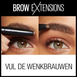 Maybelline Brow Extensions - 04 Medium Brown - Bruin Wenkbrauwpotlood - 10,5 Gr. -Beroemde Cosmetica Winkel 1200x1200 1244