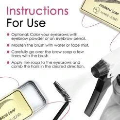 Marie-José & Co Brow Soap - Wenkbrauw Styling Zeep / Gel - Kleurloos -Beroemde Cosmetica Winkel 1200x1200 1271