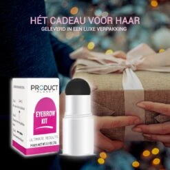 ProductPlanet Premium Wenkbrauw Stempel - Wenkbrauw Sjabloon - Wenkbrauwstempel - Brow Stamp - 10 Sjablonen - Borsteltje - Herbruikbaar - Waterdicht - Cadeau Voor Haar - Zwart -Beroemde Cosmetica Winkel 1200x1200 1326