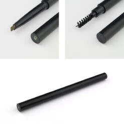 Wenkbrauw Trimmer Set - 8-delig – Met Epileer Pincet, 2x Wenkbrauw Schaartje, 2x Wenkbrauwmesje, Wenkbrauw Borstel, Wenkbrauwpotlood, Spoolie – In Stevige Etui - Zwart -Beroemde Cosmetica Winkel 1200x1200 1367