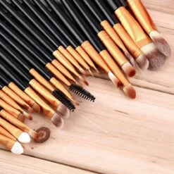 Evvie 20-delige Make-up Kwasten Set - Goud Zwart -Beroemde Cosmetica Winkel 1200x1200 1403