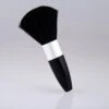 Lovely Pop Accessories - Poederkwast Van Synthetisch Haar - Zwart / Zilverkleur - 11 Cm. Lang - 1 Stuks In Blisterverpakking -Beroemde Cosmetica Winkel 1200x1200 1512