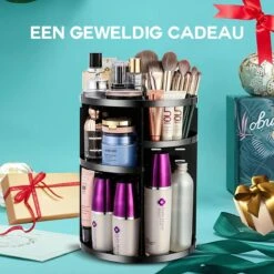 ESSIBLE Make-Up Organizer - 360° Roterend - Opbergbox - Opbergdoos Cosmetica - Sieradendoos - Nagellak - Lippenstift - Zwart 11 ESSIBLE Make-Up Organizer - 360° Roterend - Opbergbox - Opbergdoos Cosmetica - Sieradendoos - Nagellak - Lippenstift - Zwart -Beroemde Cosmetica Winkel 1200x1200 1545