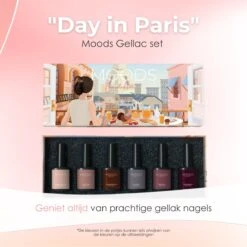 Moods Gellac 6-delige Set - Gel Nagellak - 8ML - Day In Paris - Gellac - Nagels - Gellak Starterspakket - Caramel Kleuren 17 Moods Gellac 6-delige Set - Gel Nagellak - 8ML - Day In Paris - Gellac - Nagels - Gellak Starterspakket - Caramel Kleuren -Beroemde Cosmetica Winkel 1200x1200 158