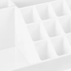 A&K 2in1 Make-up Organizer - 4 Lades Cosmetica Opbergdoos - Kaptafel - Wit -Beroemde Cosmetica Winkel 1200x1200 1593