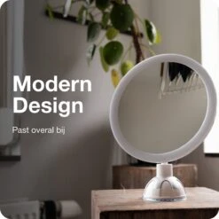 Innovision Make Up Spiegel - Met Verlichting En Zuignap - 360° Verstelbaar - Werkt Op Batterijen En Op Stroom - 5x Vergroot -Beroemde Cosmetica Winkel 1200x1200 1618