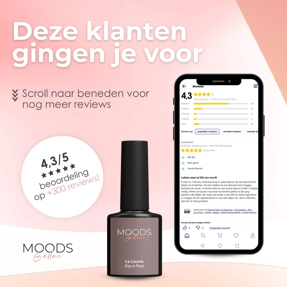 Moods Gellac 6-delige Set - Gel Nagellak - 8ML - Day In Paris - Gellac - Nagels - Gellak Starterspakket - Caramel Kleuren 11 Moods Gellac 6-delige Set - Gel Nagellak - 8ML - Day In Paris - Gellac - Nagels - Gellak Starterspakket - Caramel Kleuren - Afbeelding 9